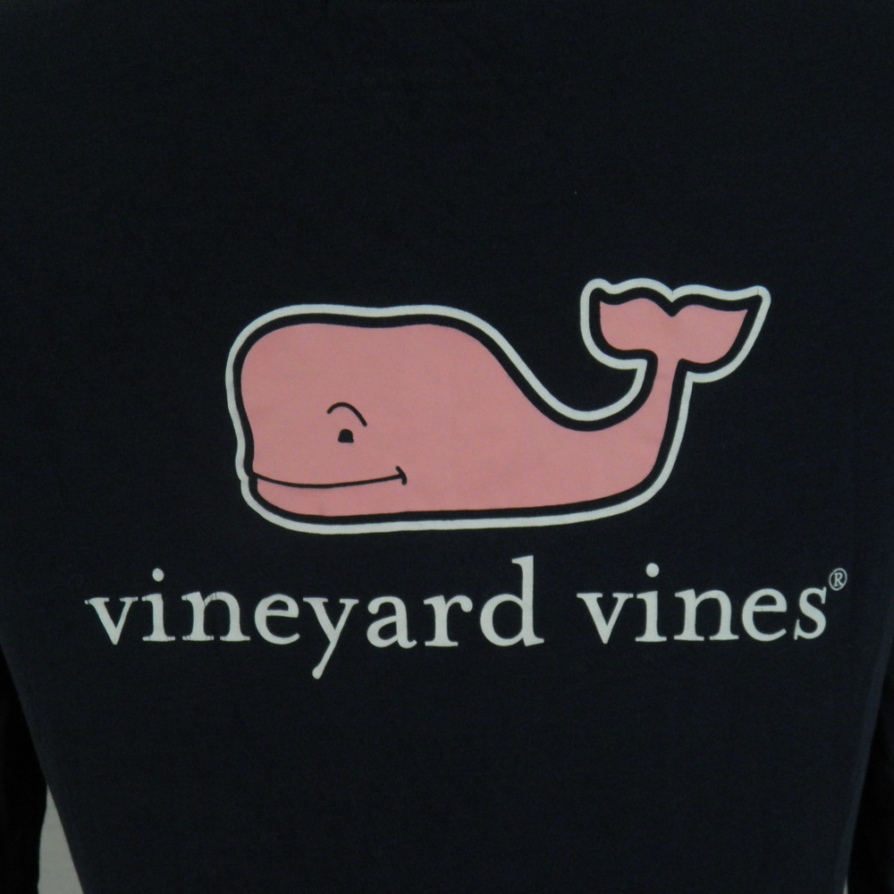 Vinyard Vines Navy Long Sleeve Tee - Picture 4 of 7